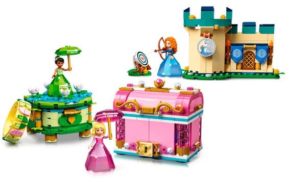 Aurora, Merida og Tianas fortryllede kreationer - 43203 - LEGO