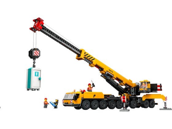 Gul mobil byggekran - 60409 - LEGO