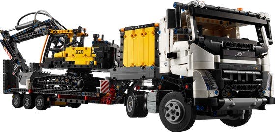 Volvo FMX-lastbil og EC230 elektrisk gravemaskine - 42175 - LEGO