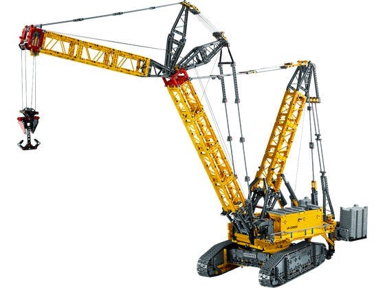 Liebherr LR 13000 bæltekran - 42146 - LEGO