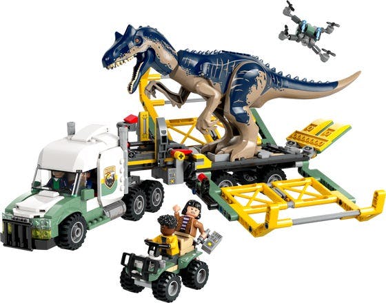 Dinosaurmissioner: Allosaurus-transportvogn - 76966 - LEGO