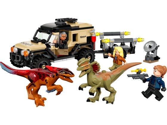 Pyroraptor og dilophosaurus-transport - 76951 - LEGO