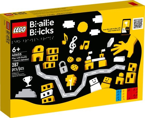 Leg med braille - fransk alfabet - 40655 - LEGO