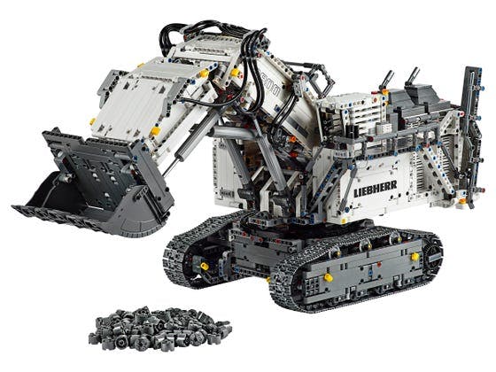 Liebherr R 9800 gravemaskine - 42100 - LEGO