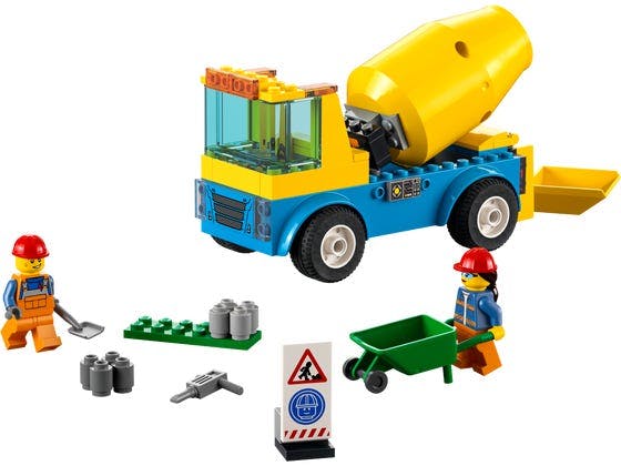 Lastbil med cementblander - 60325 - LEGO