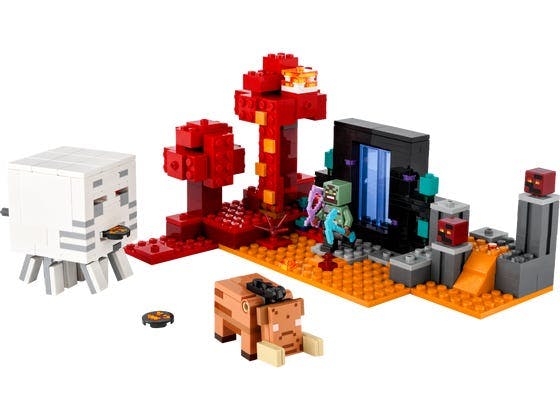 Baghold ved Nether-portalen - 21255 - LEGO