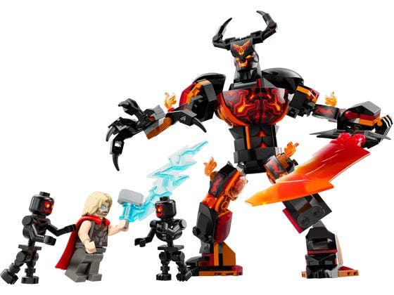 Thor mod byg-selv-figur af Surt - 76289 - LEGO