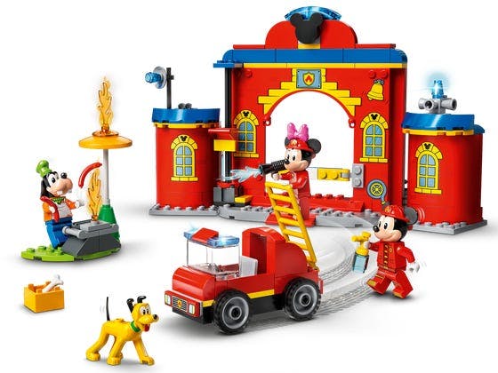 Mickey og venners brandstation og brandbil - 10776 - LEGO