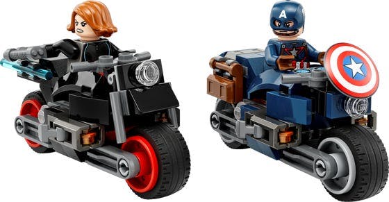 Black Widow og Captain Americas motorcykler - 76260 - LEGO