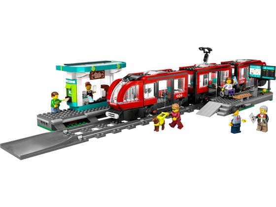 Letbane og station - 60423 - LEGO