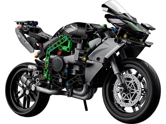 Kawasaki Ninja H2R-motorcykel - 42170 - LEGO