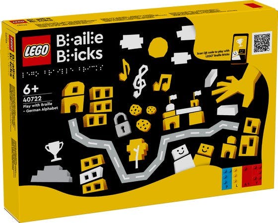 Leg med braille - tysk alfabet - 40722 - LEGO