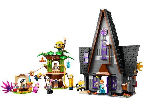 Minions og Grus familiepalæ - 75583 - LEGO