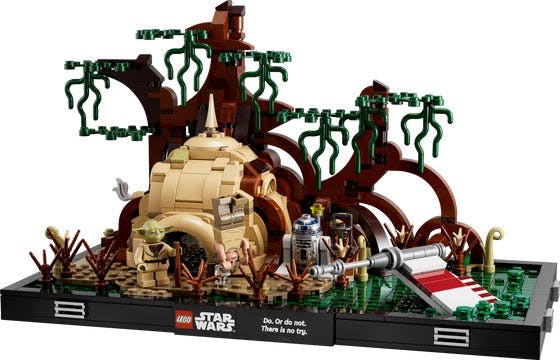 Diorama med Jedi-træning på Dagobah - 75330 - LEGO