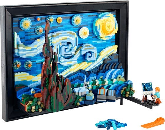 Vincent van Gogh - Stjernenatten - 21333 - LEGO