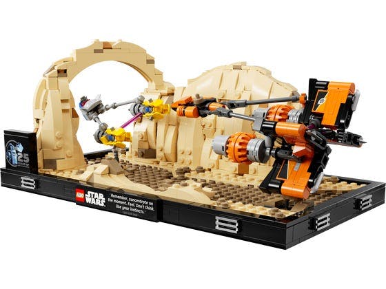 Diorama med Mos Espa-podrace - 75380 - LEGO