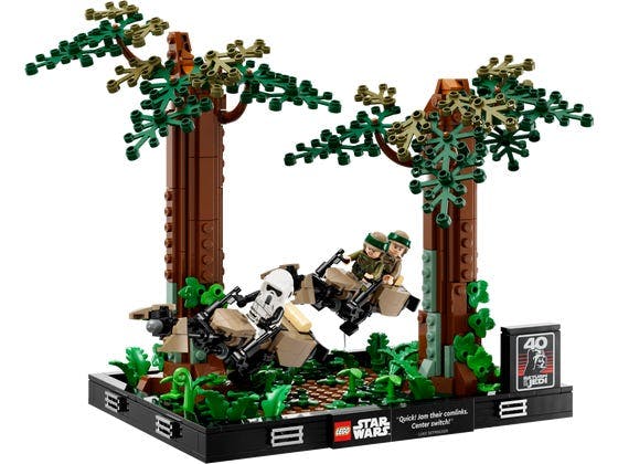 Diorama med speederjagt på Endor - 75353 - LEGO