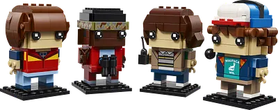 Figurer af Mike, Dustin, Lucas og Will