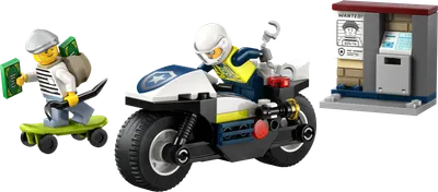 Politimotorcykel på forbryderjagt