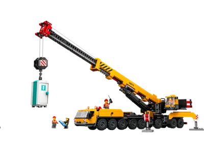 Gul mobil byggekran