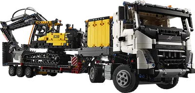 Volvo FMX-lastbil og EC230 elektrisk gravemaskine