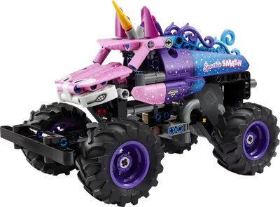 Monster Jam Sparkle Smash pull-back