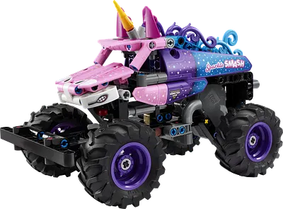 Monster Jam Sparkle Smash pull-back