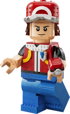 Opskaleret Red-minifigur