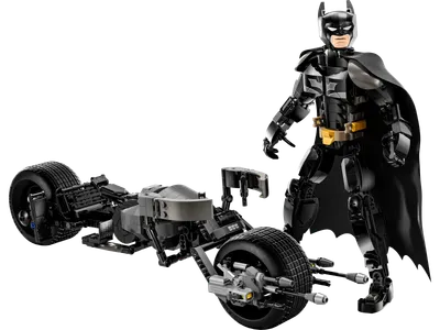 Byg selv-figur af Batman og Batpod-motorcyklen