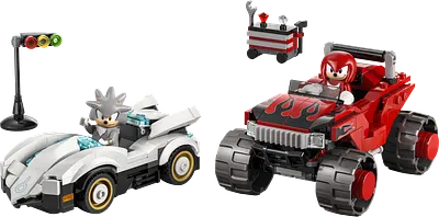 Silvers bil mod Knuckles' monstertruck