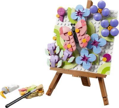 Blomsterpynt: Kunstmaleri