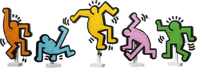 Keith Haring - Dansende figurer
