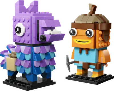 Figurer af Supply Llama og Fishstick