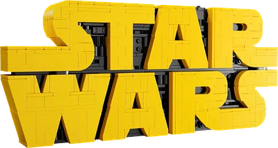 Klodsbygget Star Wars logo
