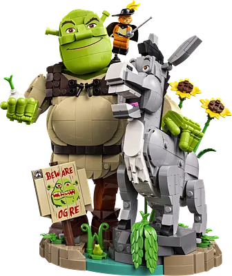 Shrek, Æsel og Den bestøvlede kat