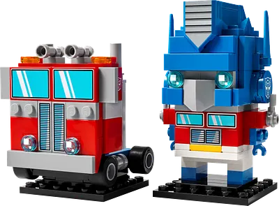 Optimus Prime-robot og køretøj