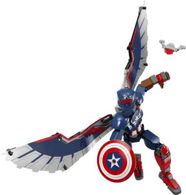 Byg selv-figur af den nye Captain America