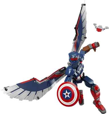 Byg selv-figur af den nye Captain America