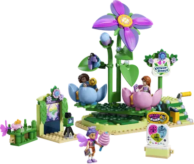 Tekop-karrusel med blomster og feer