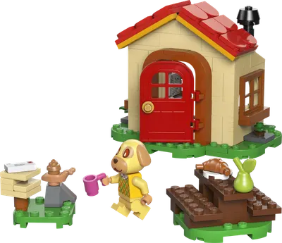 Goldie i sit hyggelige hus