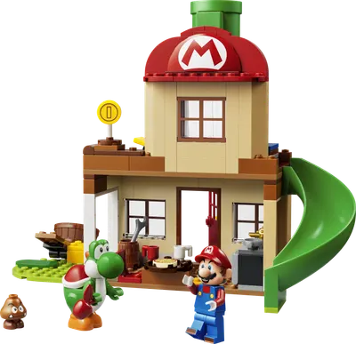 Yoshi på besøg hos Mario