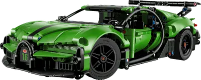 Grøn Bugatti Chiron Pur Sport-hyperbil