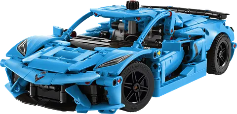 Blå Chevrolet Corvette Stingray