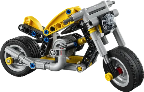 Gul motorcykel
