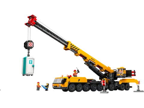 Gul mobil byggekran