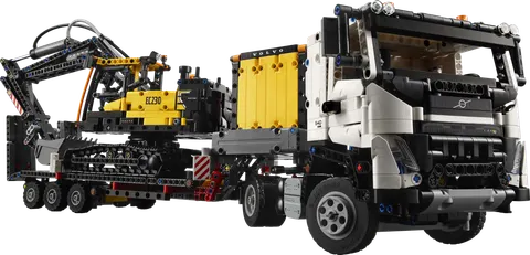Volvo FMX-lastbil og EC230 elektrisk gravemaskine