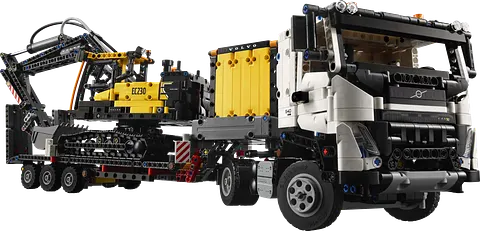 Volvo FMX-lastbil og EC230 elektrisk gravemaskine