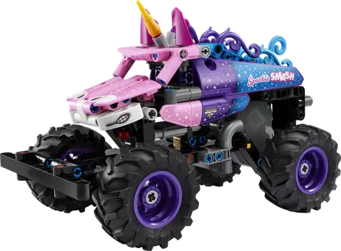 Monster Jam Sparkle Smash pull-back