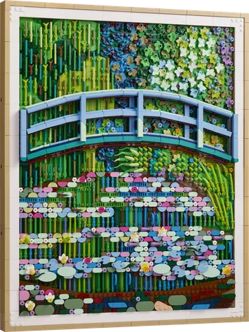 Claude Monet - Den japanske bro over åkandedammen