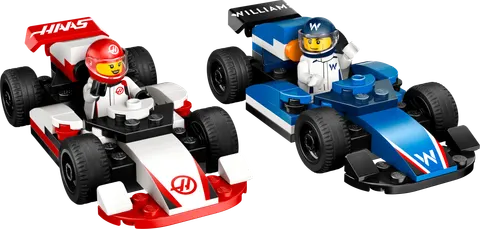 F1 Williams Racing og Haas F1-racerbiler